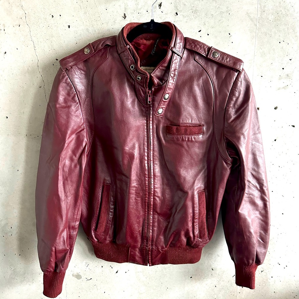 Christopher street/ Webster leather jacket
